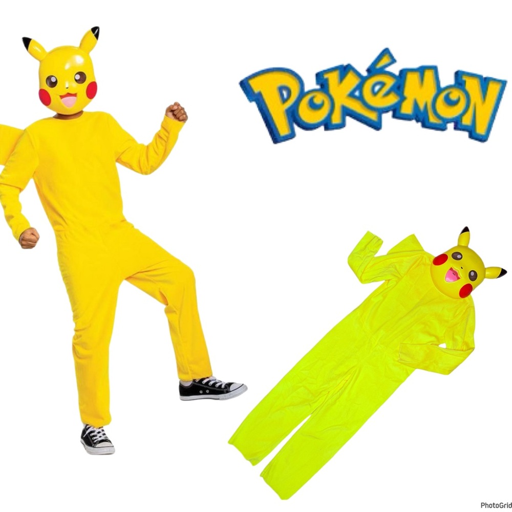 Pokemon Pikachu kids Halloween costume cosplay kids medium (7-10)